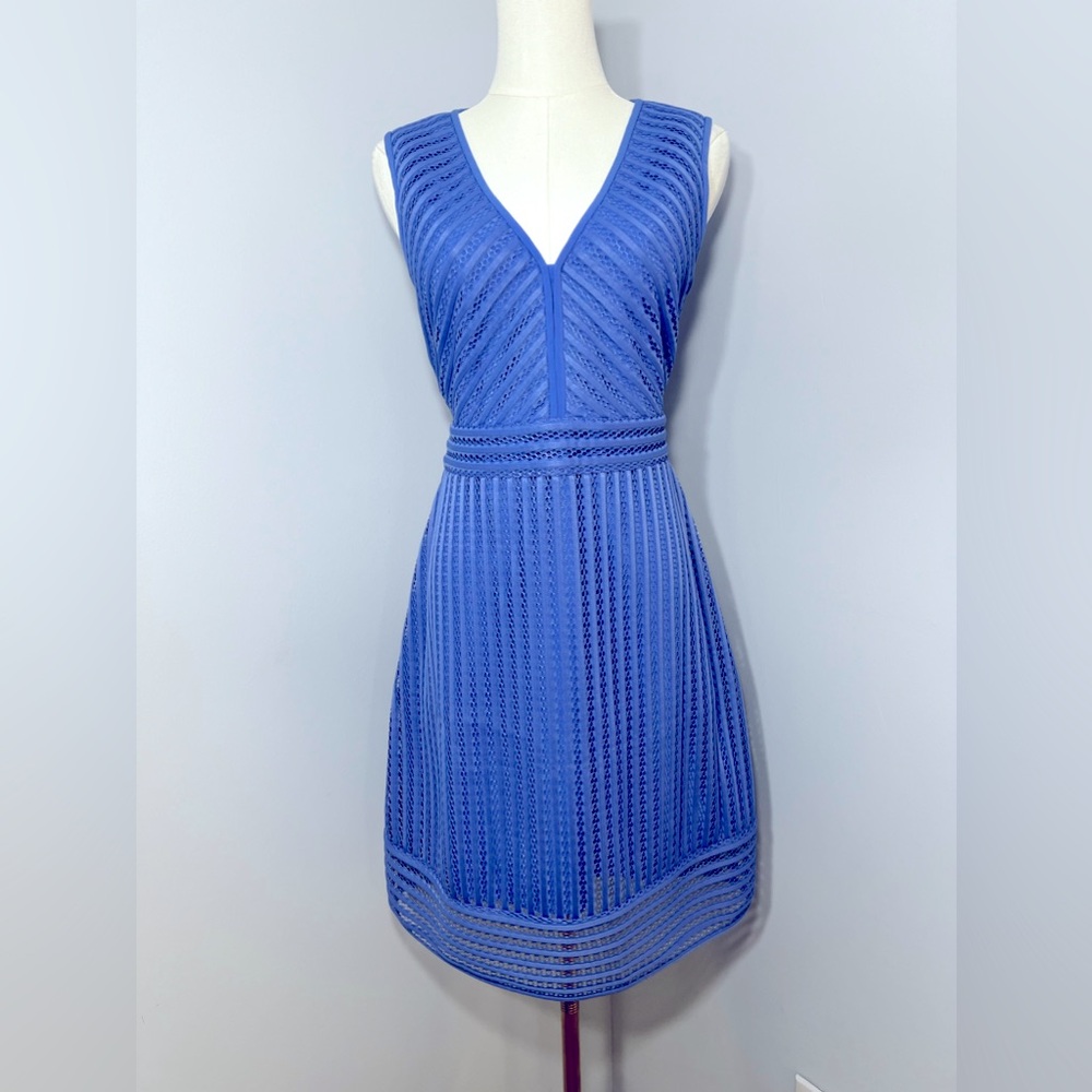 NWT J.Crew Factory Striped Eyelet Dress
